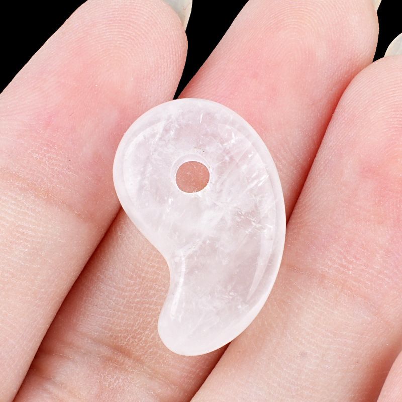 175-Cristal ágata yin e yang gancho jade pingente grande tengu Inuyasha animação pulseira periférica colar acessórios