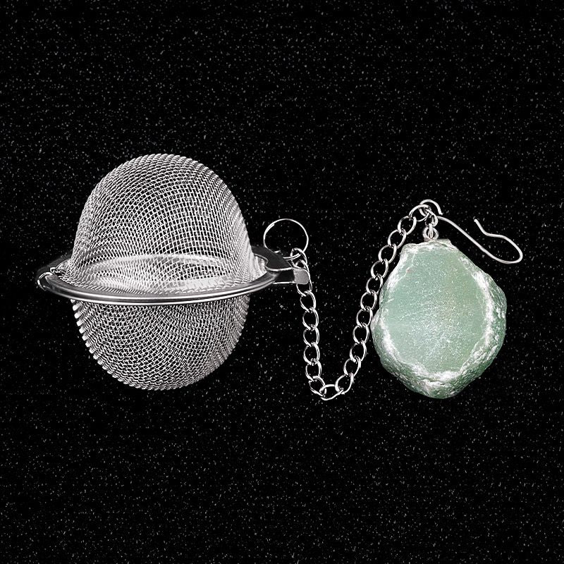 2090-Agate filtro bola 304 de aço inoxidável filtro de especiarias filtro de chá bola local