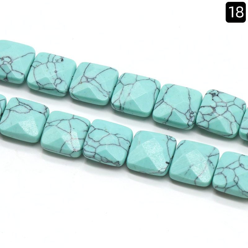1369-12 * 12Mm seção quadrada, quadrado de pedra de ágata de cristal natural DIY acessórios de jóias material