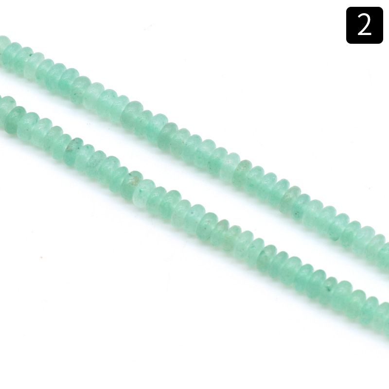 1113-Pedra semipreciosa de ágata de cristal natural 2X4mm ábaco frisado DIY pulseira colar brincos material de jóias