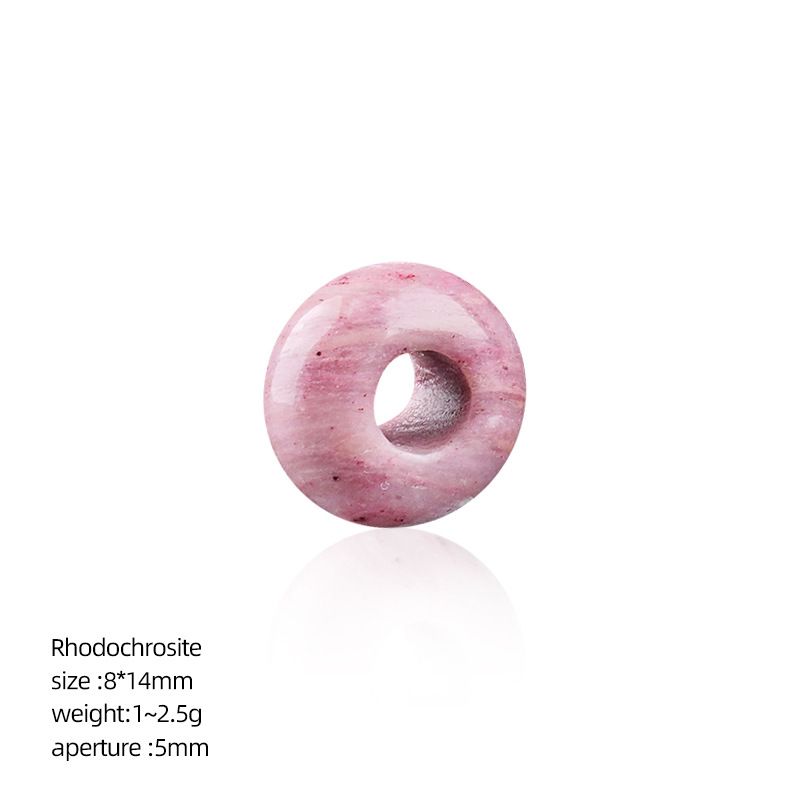 8 * 14Mm grande buraco natural cristal ábaco contas DIY colar colar de roupas de ágata contas soltas contas divisória acessórios de jóias