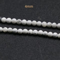 220-Howlite White Pine Miçangas Redondas Grânulos Soltos 4-12mmdiy Pedra Frisada Acessórios Jóias Atacado Pedra Natural