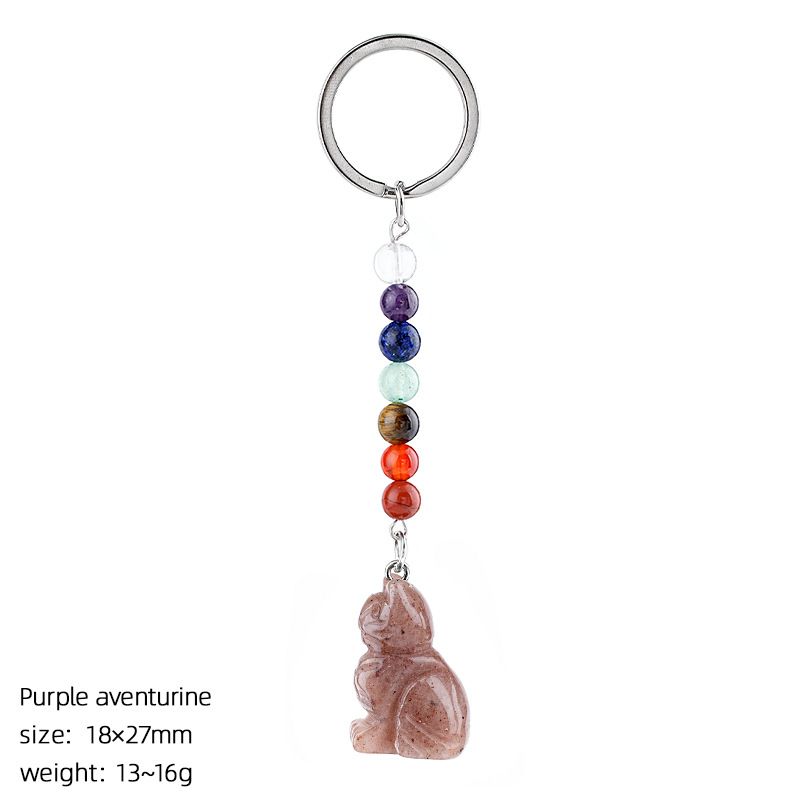 1956 Pingente de gatinho de pedra natural chakra colorido cordão de cristal ágata gravado pingente de gatinho