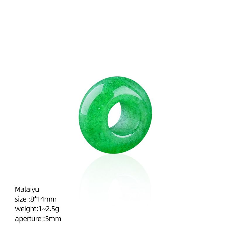 8 * 14Mm grande buraco natural cristal ábaco contas DIY colar colar de roupas de ágata contas soltas contas divisória acessórios de jóias