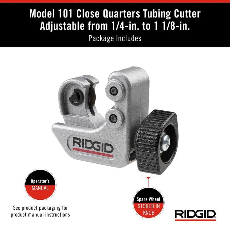 #101 Tube Cutter 1/4 in. to 1-1/8 in.