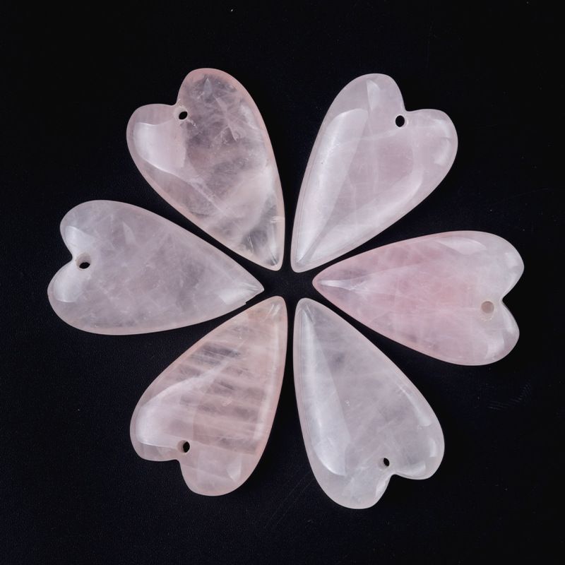 25 * 40 longo amor casal DIY material artesanal cristal ágata pêssego colar acessórios com buracos