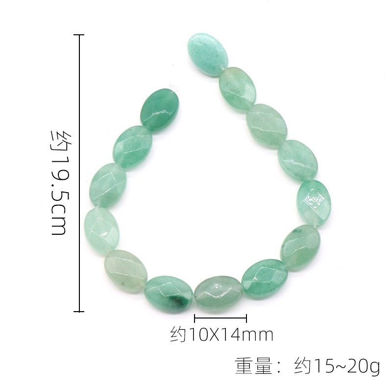 1333-10X14mm corte oval, cristal de ágata pedra semi-preciosa contas soltas em forma de ovo DIY acessórios de jóias frisadas