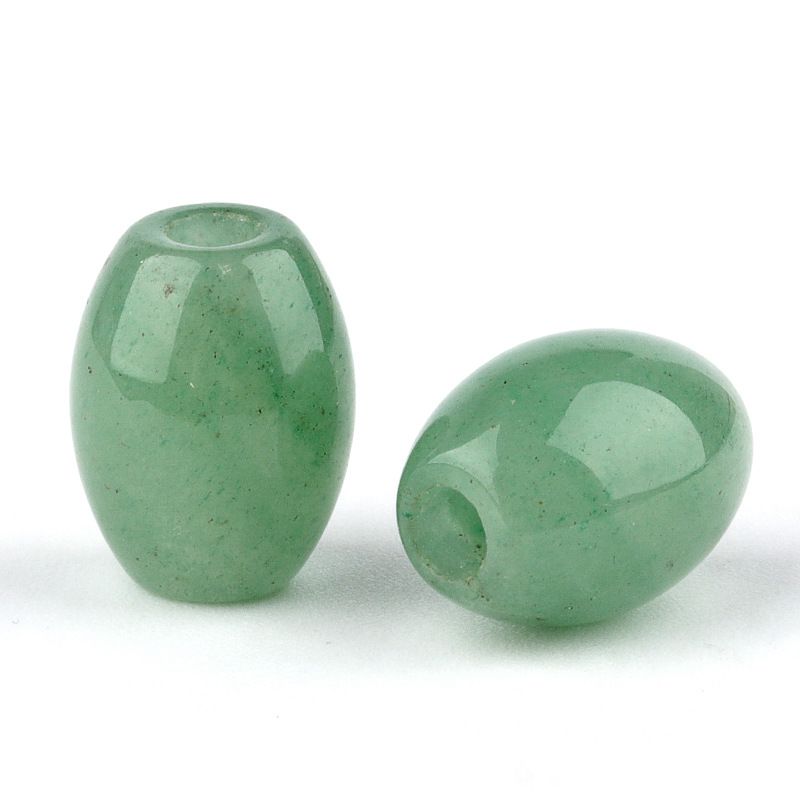 2323-Grânulos de Buraco Grande Grânulos Soltos de Cristal 13x18 Buraco 4mm Grânulos de Arroz Pedra de Ágata Grânulos Soltos DIY Acessórios de Jóias