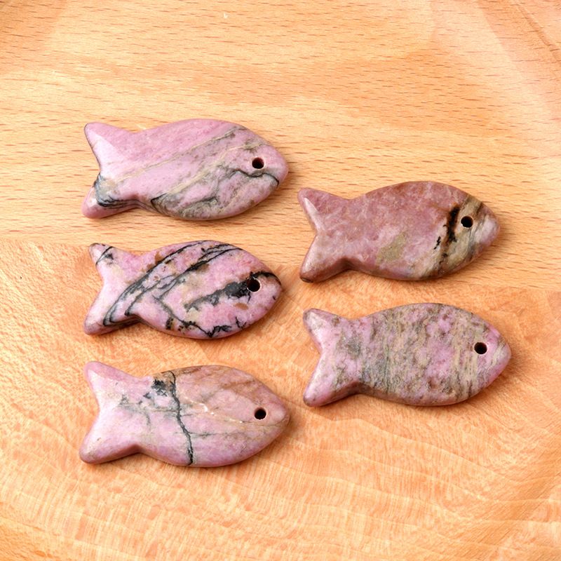 1614-Cristal ágata pedra semipreciosa pingente de peixe pequeno colar DIY saco pingente chaveiro animal acessórios