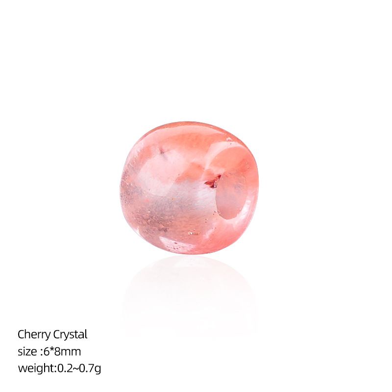 8Mm buraco 3 grande buraco de cristal natural contas soltas DIY pulseira colar jóias ágata contas de roda tigre olho balde contas acessórios