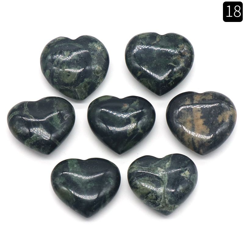 1451 - Pedra de Cristal Natural 20mm Ornamento de Pedra em Forma de Coração Sem Buracos Semi-Precioso Coração de Pêssego Decoração DIY