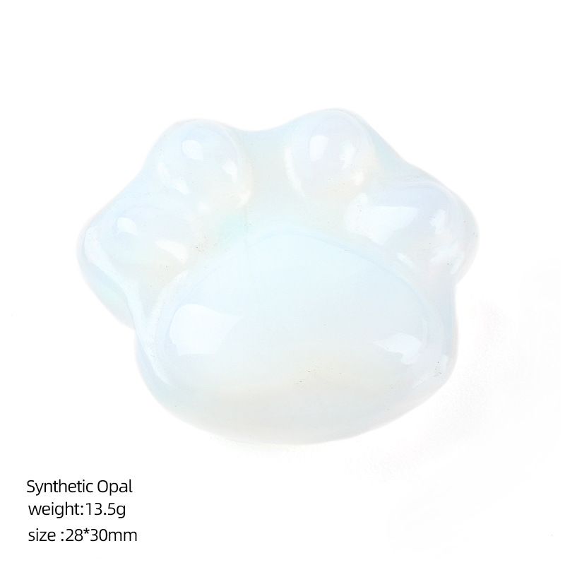 Enfeite de garra de gato de cristal natural DIY micro-paisagem não porosa esculpindo pedras preciosas ágata garra de gatinho decorativo gato garra de cristal
