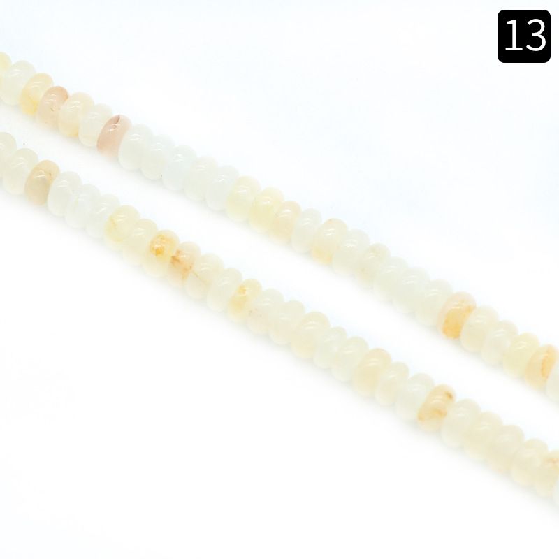 1113-Pedra semipreciosa de ágata de cristal natural 2X4mm ábaco frisado DIY pulseira colar brincos material de jóias