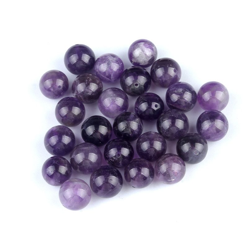 1601-10Mm contas de meio buraco, cristal natural ágata meio buraco contas redondas contas soltas brincos DIY inlay acessórios