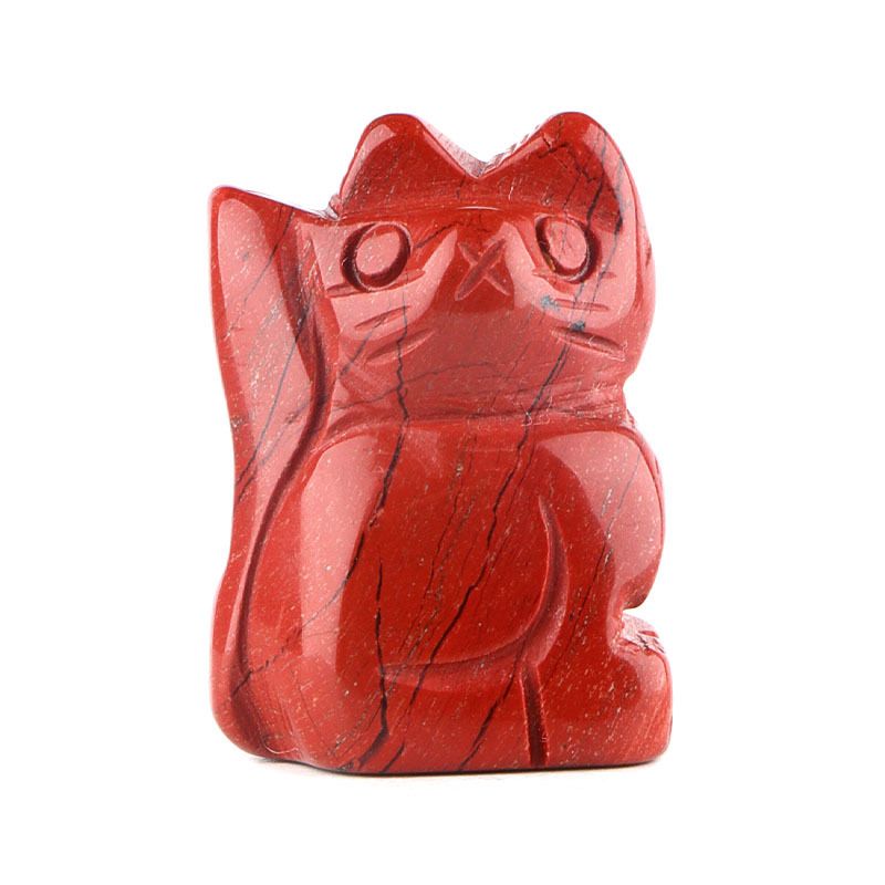 1 polegada ornamento de gatinho de pedra semipreciosa esculpido à mão ametista gato criativo enfeite de mesa