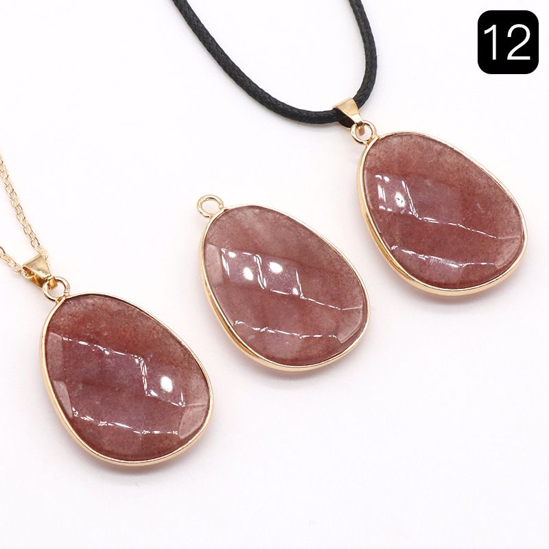 Cristal de ametista em pó Colar de bainha de corte de pedra de tigre Tianhe, pingente de bainha de pedra de ágata de cristal