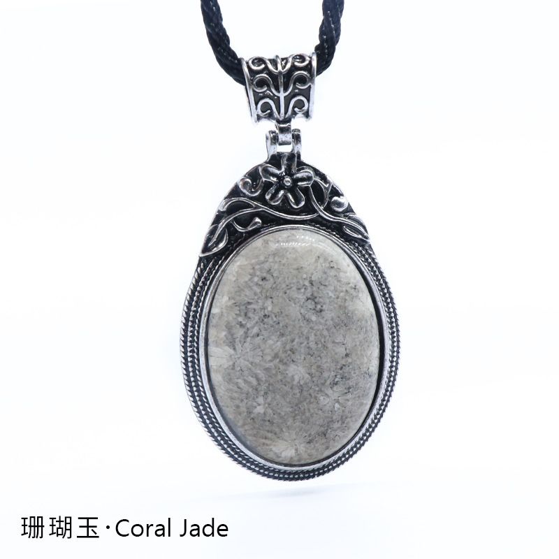 Conjunto de pedras preciosas ágata cristal liga de pedra semipreciosa incrustada pingente de pedra preciosa