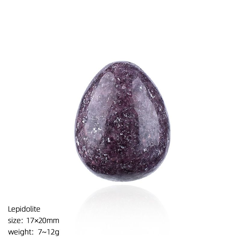 1431 Ovo de pedra de pedra crua em forma de pássaro de cristal natural de 20mm de cristal natural pequeno com ágata da Páscoa esculpida em forma de ovo