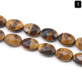1333-10X14mm corte oval, cristal de ágata pedra semi-preciosa contas soltas em forma de ovo DIY acessórios de jóias frisadas