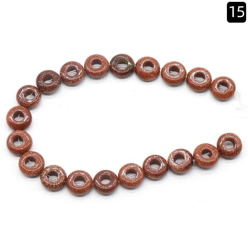 1368-Ágata de cristal natural pedra semi-preciosa 5 * 10mm buraco 4mm ábaco contas soltas contas DIY acessórios de jóias material