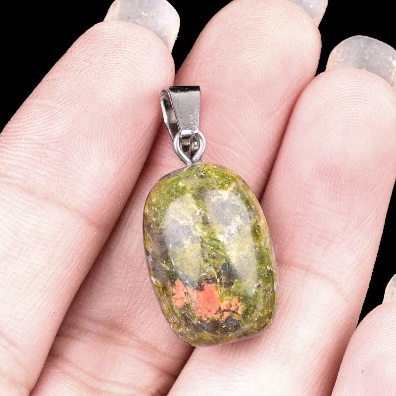 1823-13X18mm pingente de tambor de pedra de cristal de ágata pingente cilíndrico acessórios de jóias DIY
