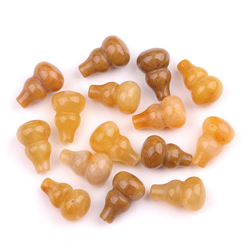 2158-Ágata de cristal 20mm cabaça pequena não porosa contas soltas DIY tecido pequeno cabaça pingente acessórios de jóias