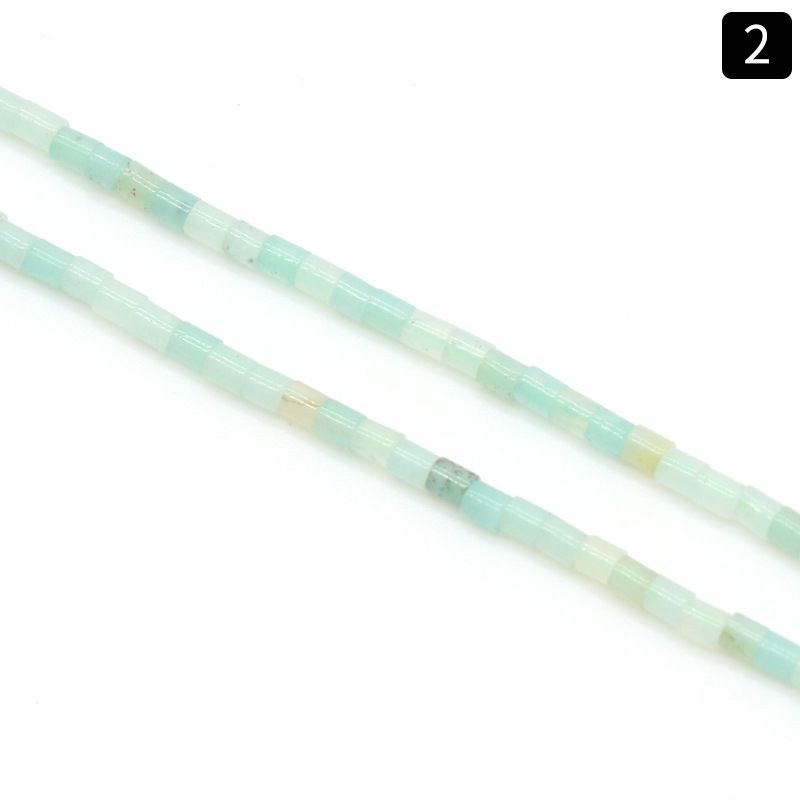 1110-Pedra semi-preciosa de ágata de cristal natural 2X2mm cilíndrico frisado DIY pulseira colar brincos material de jóias