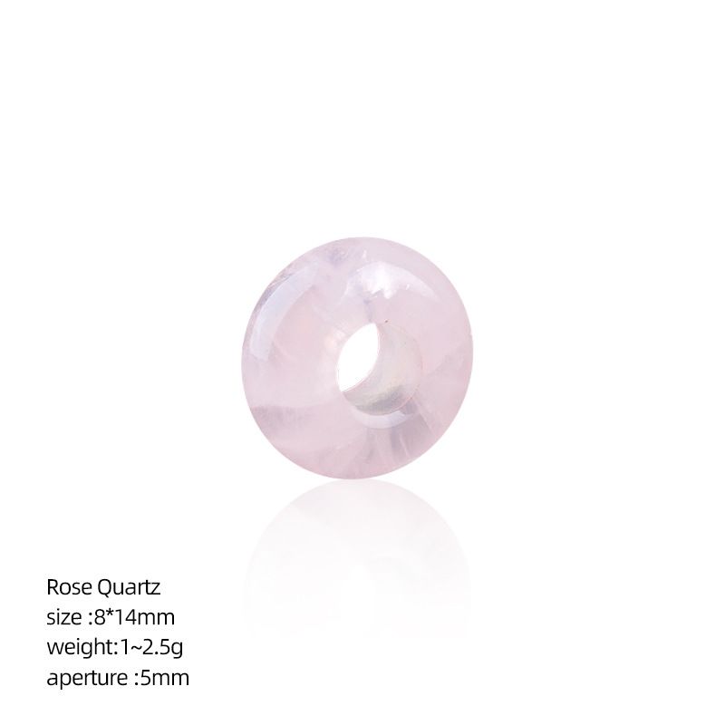 8 * 14Mm grande buraco natural cristal ábaco contas DIY colar colar de roupas de ágata contas soltas contas divisória acessórios de jóias