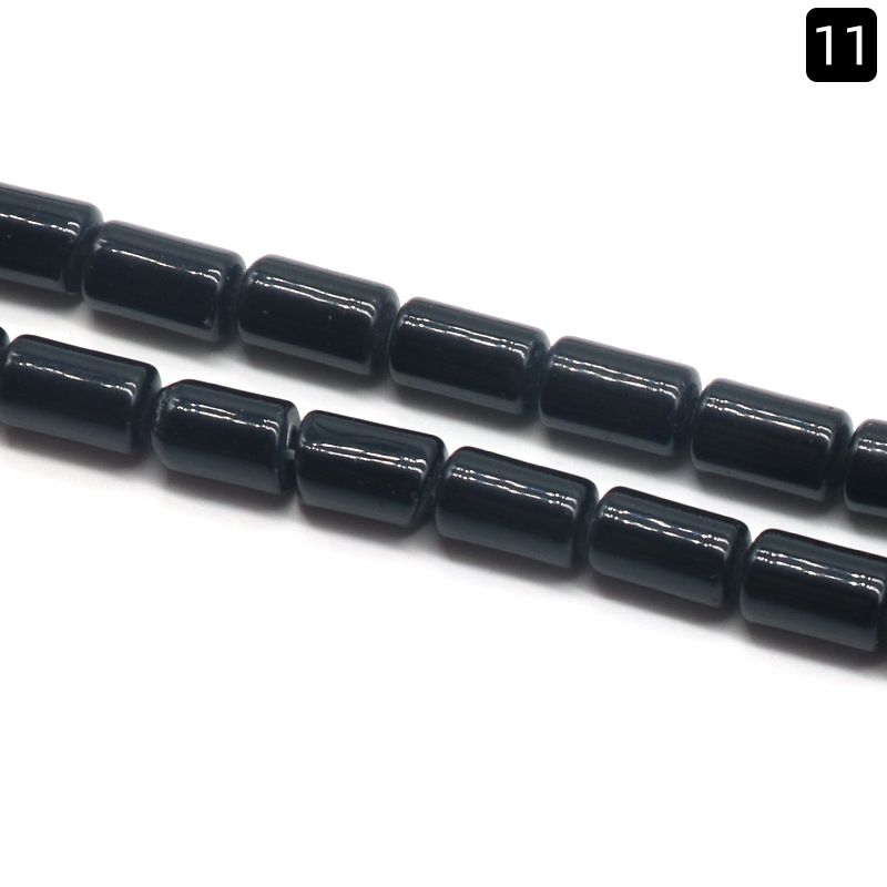 1330-Cristal ágata jade 6 * 10mm cilíndrico solto talão espaçador de tubo redondo talão de balde acessórios DIY vários materiais