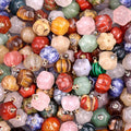 1639-10X13mm pingente de abóbora, meia pedra do tesouro de ágata de cristal abóbora gravada DIY material de jóias