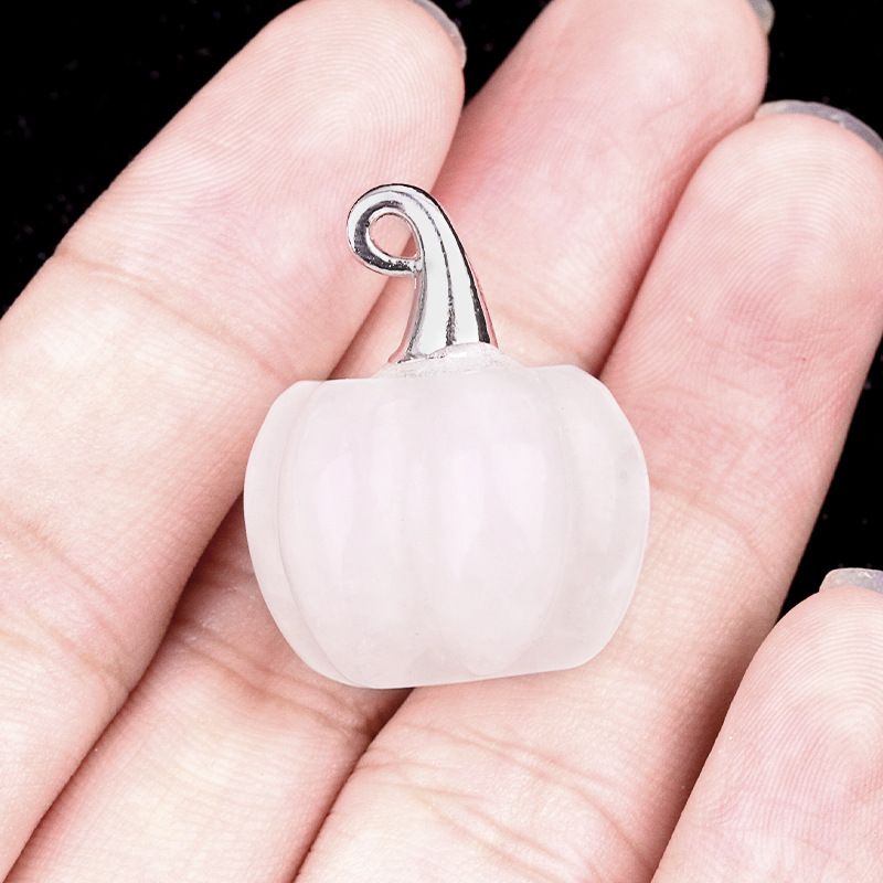 2033-20Mm Chapéu de Mágico Pingente de Abóbora, Pingente de Ametista Micropaisagem de Halloween Decoração Criativa para Casa