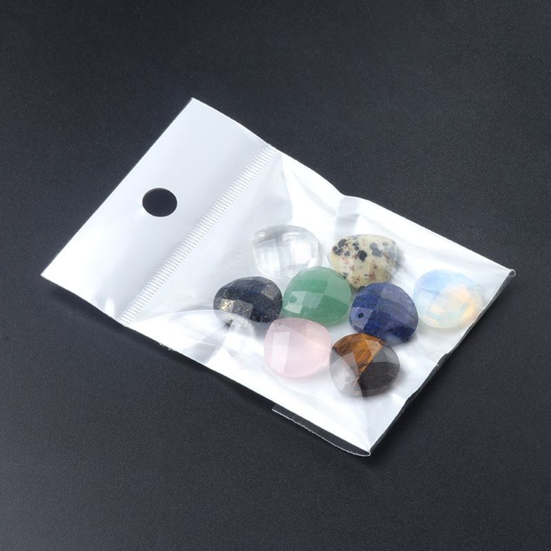 1622-Pedra de cristal natural facetada rosto pingente de gota de água triangular DIY colar brincos acessórios pingente de jóias