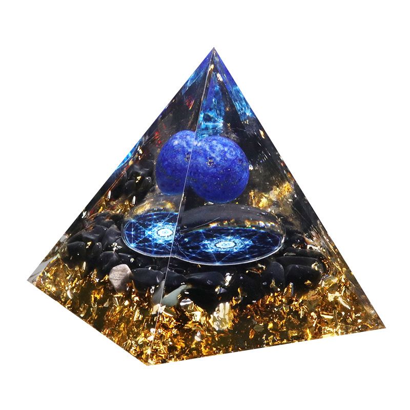 2134-Cristal Artesanato Cristal Natural Pulseira Colorida Cascalho Hexagonal Pilar Pirâmide Conjunto de Pêndulo