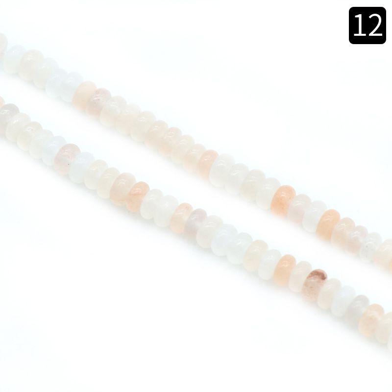 1113-Pedra semipreciosa de ágata de cristal natural 2X4mm ábaco frisado DIY pulseira colar brincos material de jóias