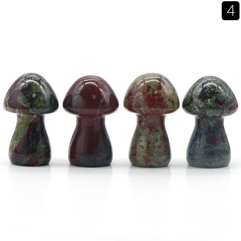 1442-Cogumelo grande de cristal natural Cogumelo 35mm DIY micro-paisagem Mori paisagismo jardim vaso de flores ornamento decorativo