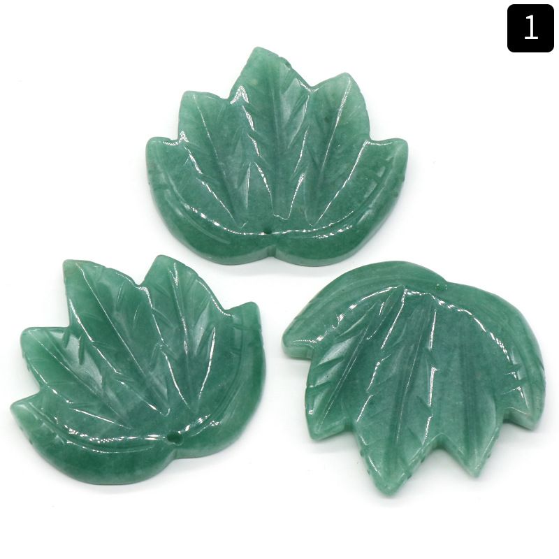 1450-50Mm Folha de bordo Pingente Grande Cristal Natural Pedra de Ágata Indiana Folha Esculpida DIY Ornamento de bordo