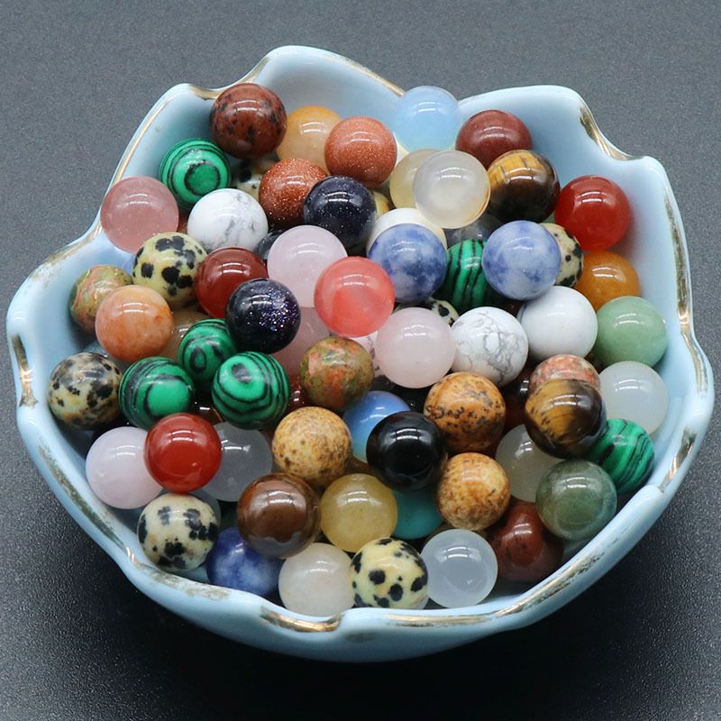 1306-8Mm contas não porosas, cristal natural pedra semipreciosa ágata contas redondas DIY jóias de pedra natural material de incrustação