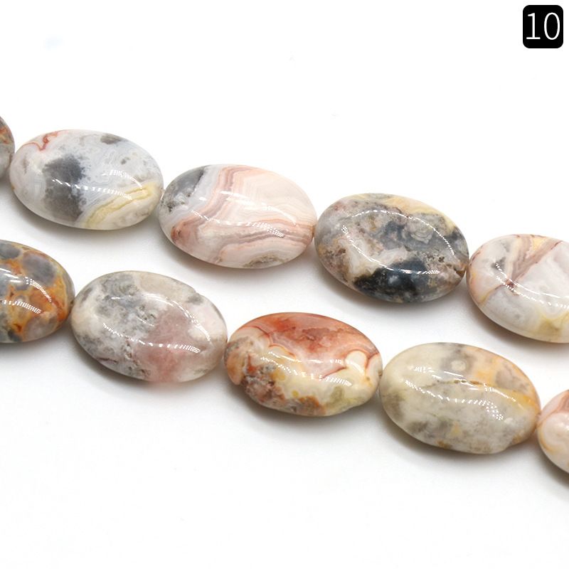 1319-13X18mm cristal de ágata frisada em forma de ovo pedra semi-preciosa trabalho oval em andamento acessórios de jóias DIY