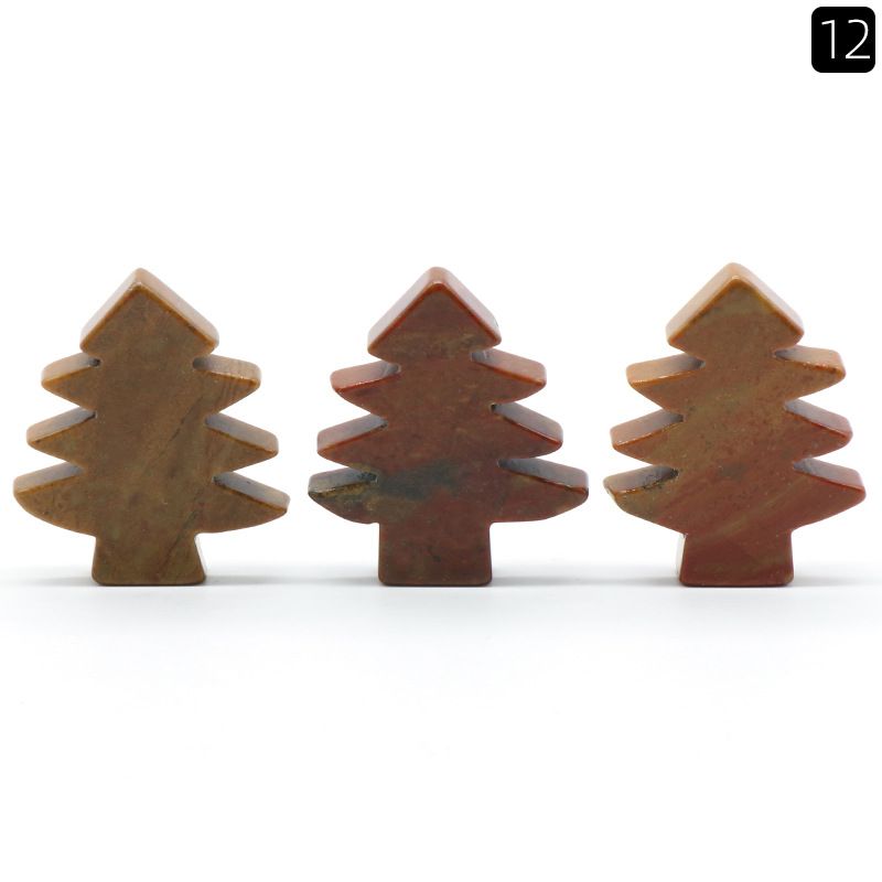 1481-Pedra de cristal natural mini árvore de Natal DIY pinheiro pequena árvore de Natal decoração de Natal pequeno presente