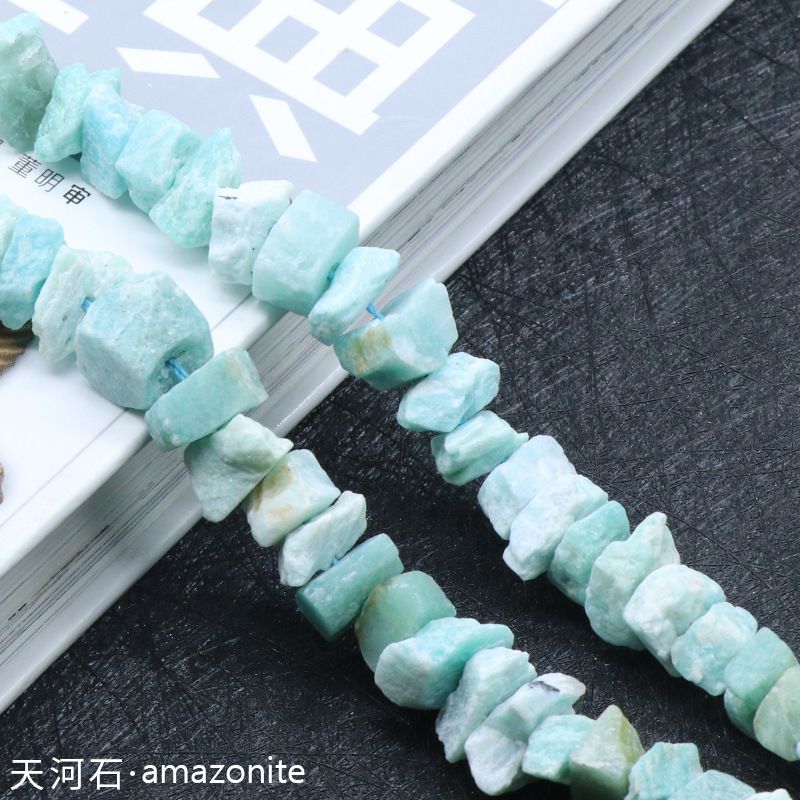 Perfuração de minério de pedra ágata de cristal fluorita, minério de lã com acessórios irregulares de contas soltas DIY