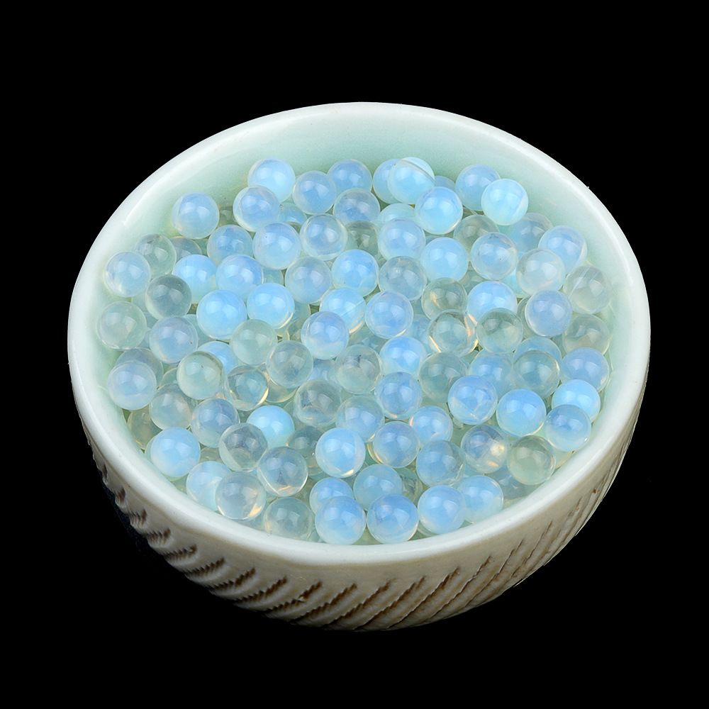 1781-4Mm contas redondas não porosas contas de cristal de pedra natural mini bola, pedra semi-preciosa DIY material de jóias de pedra