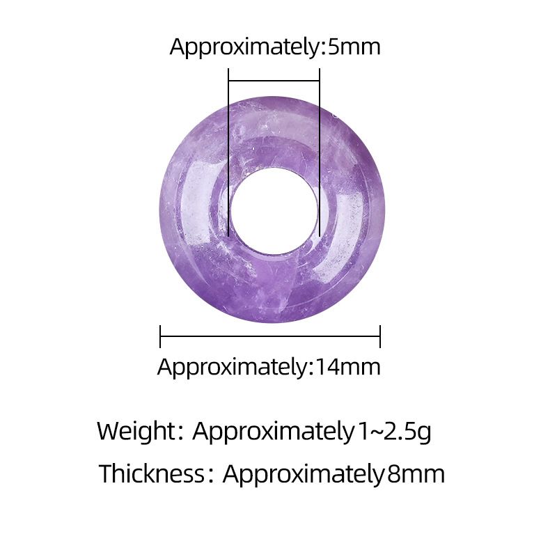 8 * 14Mm grande buraco natural cristal ábaco contas DIY colar colar de roupas de ágata contas soltas contas divisória acessórios de jóias