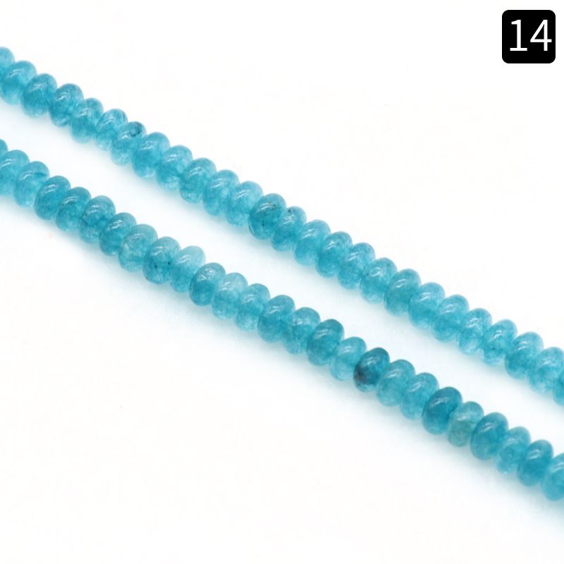 1113-Pedra semipreciosa de ágata de cristal natural 2X4mm ábaco frisado DIY pulseira colar brincos material de jóias