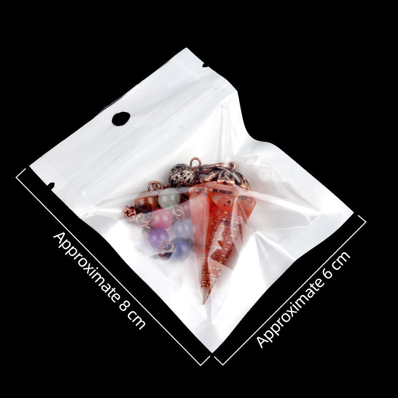 1972-Resina de cascalho de cristal natural pingente de pingente de bandeja de flor de cone hexagonal, chakra colorido pérola yoga jóias