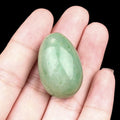 882-Ovo em forma de cristal de jade de 30mm ovo pequeno, pássaro panorâmico ovo pedra ovo colorido de Páscoa