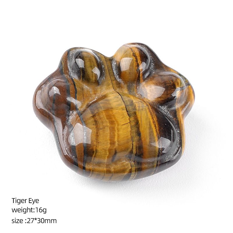 Enfeite de garra de gato de cristal natural DIY micro-paisagem não porosa esculpindo pedras preciosas ágata garra de gatinho decorativo gato garra de cristal