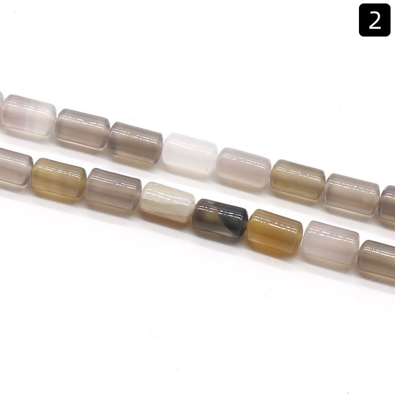 1330-Cristal ágata jade 6 * 10mm cilíndrico solto talão espaçador de tubo redondo talão de balde acessórios DIY vários materiais