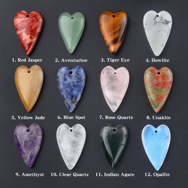 25 * 40 longo amor casal DIY material artesanal cristal ágata pêssego colar acessórios com buracos