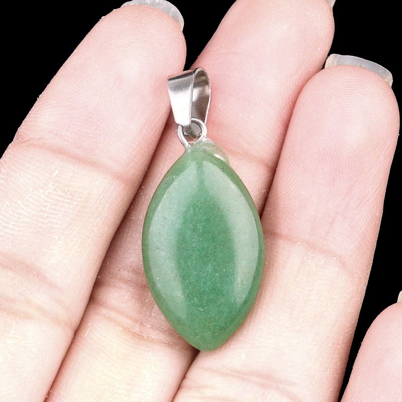 1461-22Mm Pingente de Olho de Cavalo, Cristal Natural Pingente de Olho de Cavalo Semi-Precioso Brincos DIY Acessórios Colar