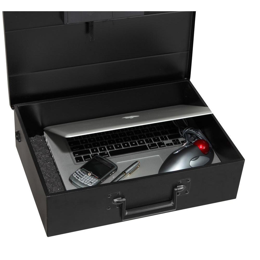 0.48 cu. ft. Fire Resistant Steel Laptop Security Box with Programmable Digital Lock